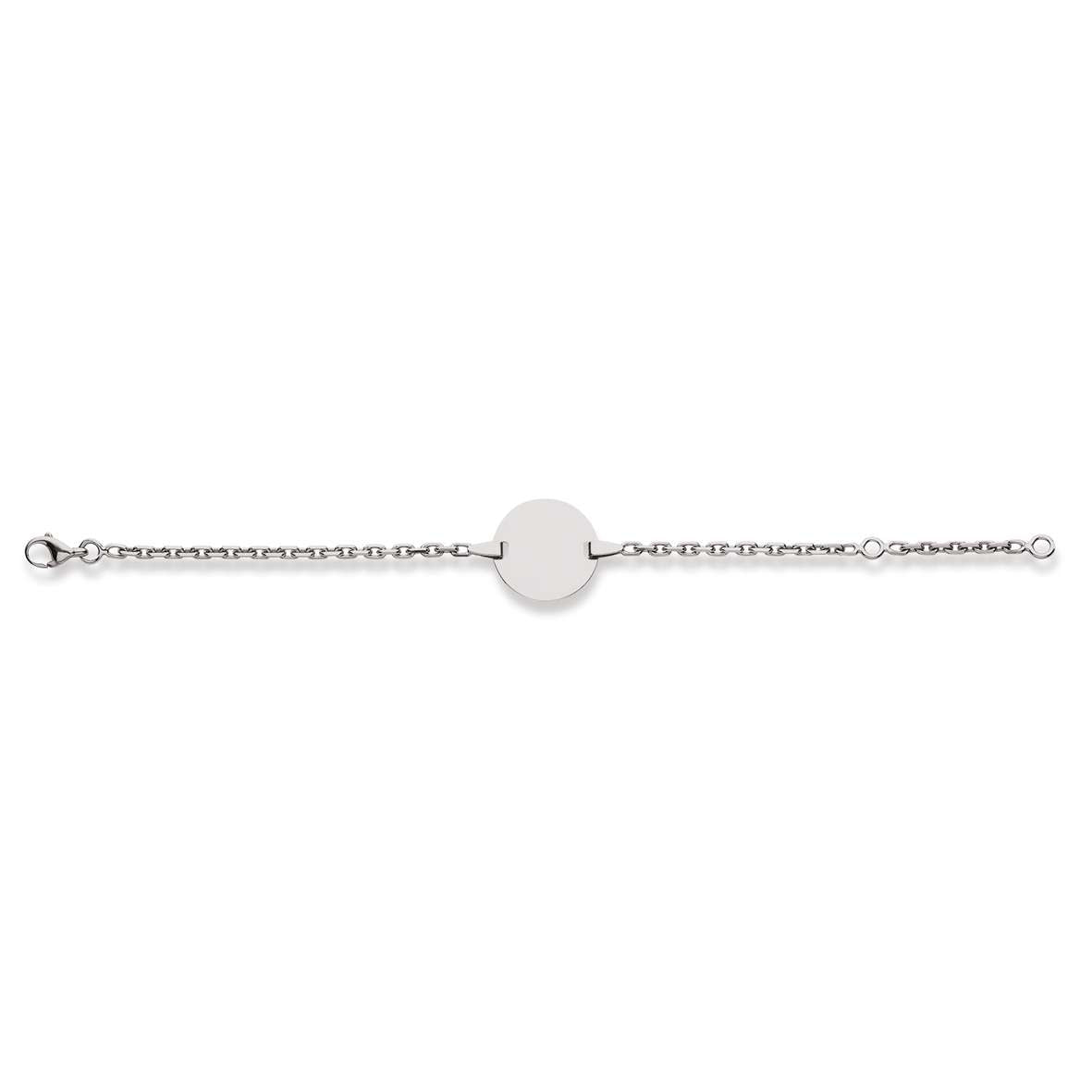 Baby Kinder ID-Armband in 18 Karat Weissgold mit Gratis Gravur - 1277.00067/1400