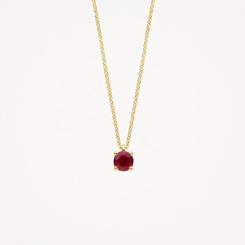 Blush Halskette aus 14 Karat Gold mit Rubin - 3200YRU
