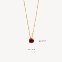 Blush Halskette aus 14 Karat Gold mit Rubin - 3200YRU