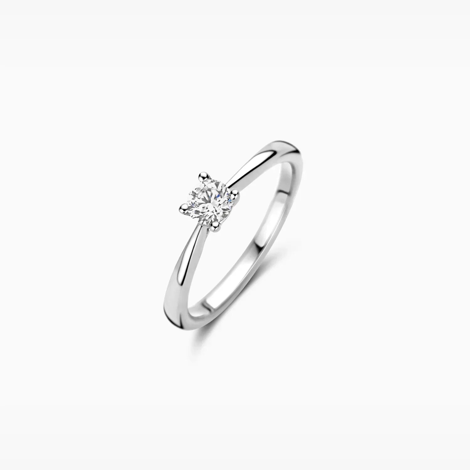 Blush Verlobungsringe in 585/14 Karat Weissgold mit Labordiamant - LG1002W