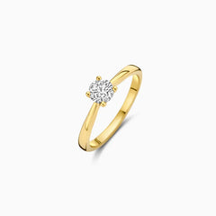 Blush Verlobungsringe in 585/14 Karat Gelbgold mit Labordiamant - LG1003Y