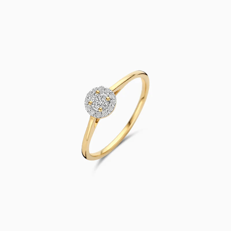 Blush Verlobungsringe Ring in 585/14 Karat Gelbgold mit Labordiamant - LG1023Y