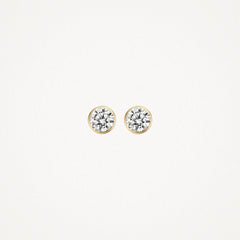 Blush Ohrstecker 7258YZI - Gelbgold mit Zirkonia (585)