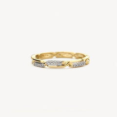 Blush Ring 1256BZI - (585er) Gelb- und Weissgold mit Zirkonia