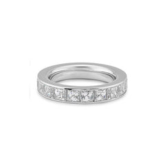 Breiter Halbmemoire Carree Labordiamantring – Eleganter Ring mit Labordiamanten - 41062870