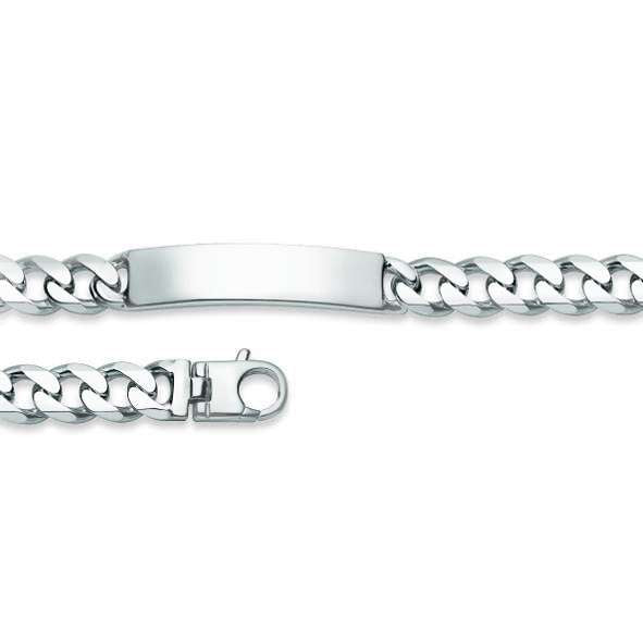 Breites Plaketten Armband aus Silber 925 weiss - 6277.00012/1900