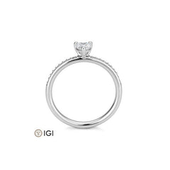 Bague de fiançailles Breuning en forme de cœur avec diamants de laboratoire - 41062420