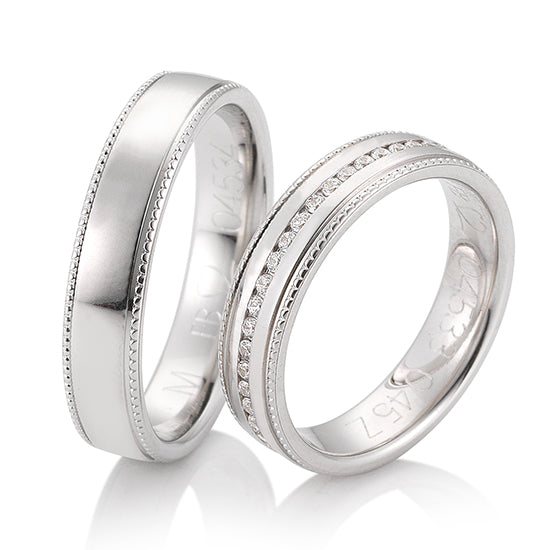 Breuning Joy 2 Trauringe mit 45 Diamanten - 48/04534 & 48/04533
