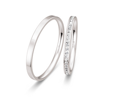 Breuning Trauringe mit Diamanten – Bestseller Eheringe | Hochwertige Goldringe - 48/04952 & 48/04951