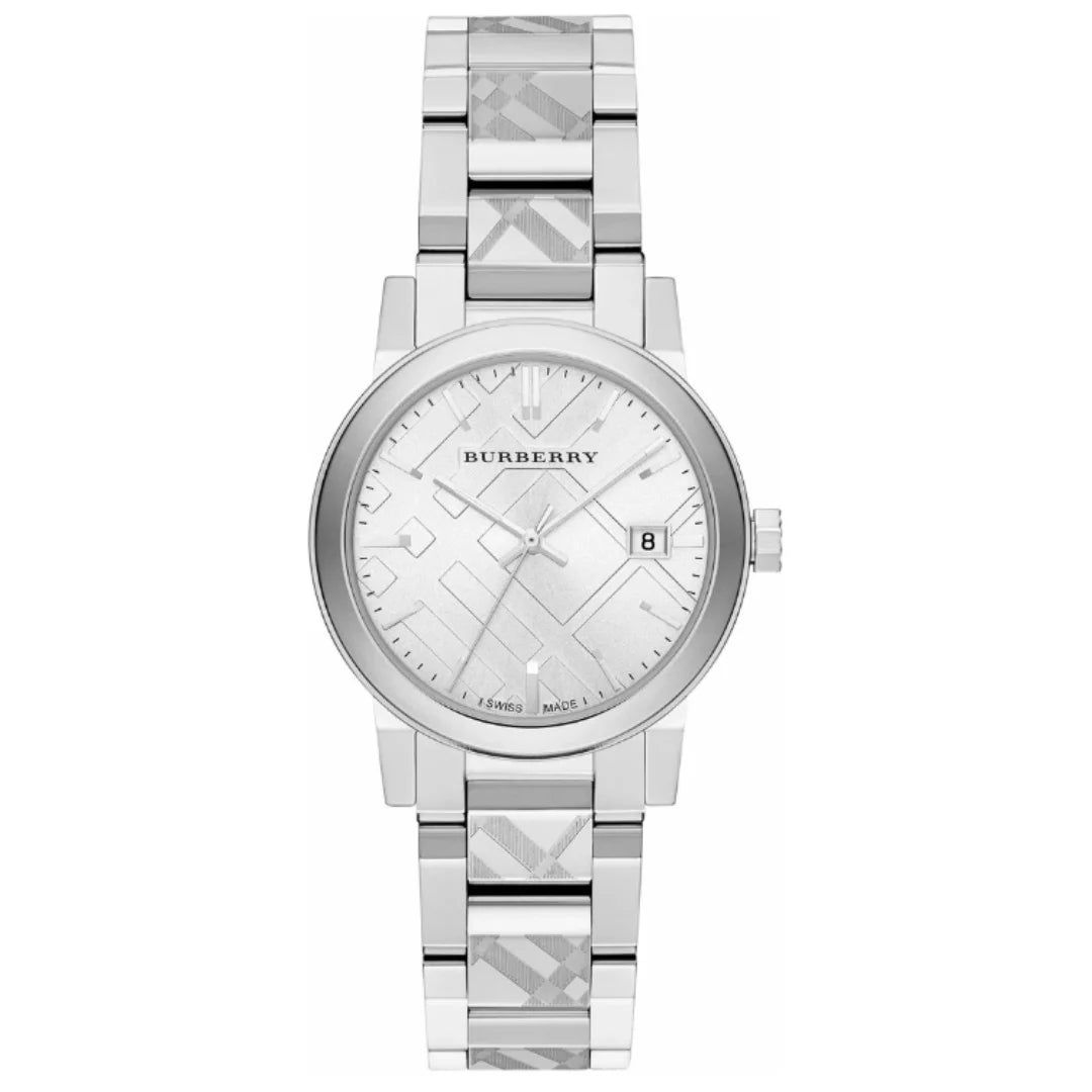 Burberry Damenuhr "The City" in Silber - BU9144