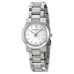 Burberry The City 26 MM Damenuhr in Silber - BU9200