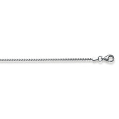 Classics Collier Gold 750 Weiss | Fuchsschwanz 1,2 mm