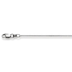 Classics Collier Gold 750 Weiss Venezianer 4-kant 0.8 mm