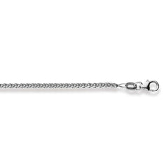 Classics Collier Gold 750 Weiss Zopf Massiv 3.4 mm
