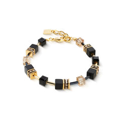 Coeur de Lion Armband Onyx Schwarz-Gold – 4018/30-1316