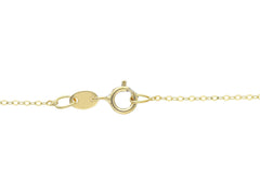 Damen Collier in 750/18 Karat Gelbgold mit Perlmutt, Herz aus Perlmutt - 265373