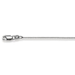 Collier Gold 750 Weiss Venezianer 0.9 mm | Classics