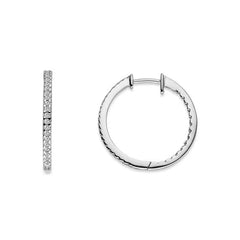 Creolen aus Silber 925 weiss mit Zirkonia - 6264.04856/2200