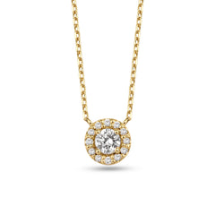 Damen Diamant-Halskette aus 18K Gold - KL0001127