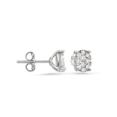 Damen Diamant-Ohrstecker aus 18K Weissgold - KP0001003
