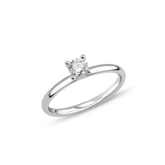 Damen Diamantring aus 18K Weissgold in Grösse 54 - YZ0005353