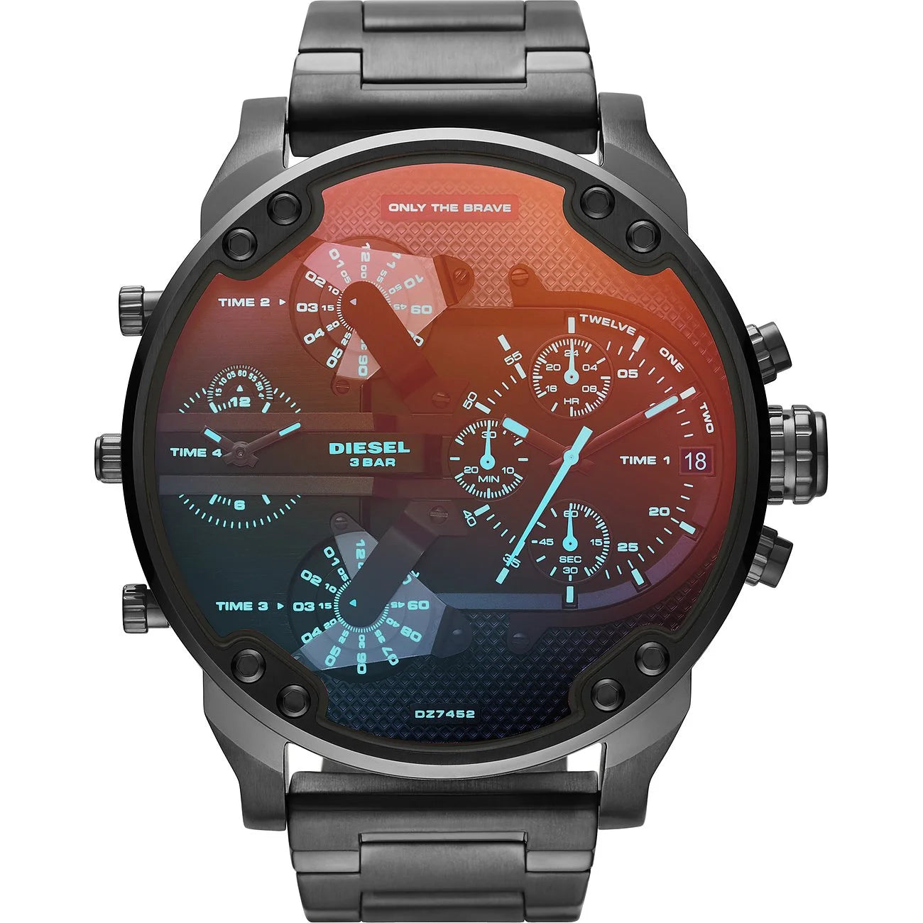 Diesel Mr. Daddy Chronograph Herrenuhr in Grau - DZ7452