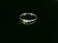 Eleganter Weissgoldring 18K mit Diamantbesatz – Ringgroesse 56, sofort lieferbar - YZ0003310