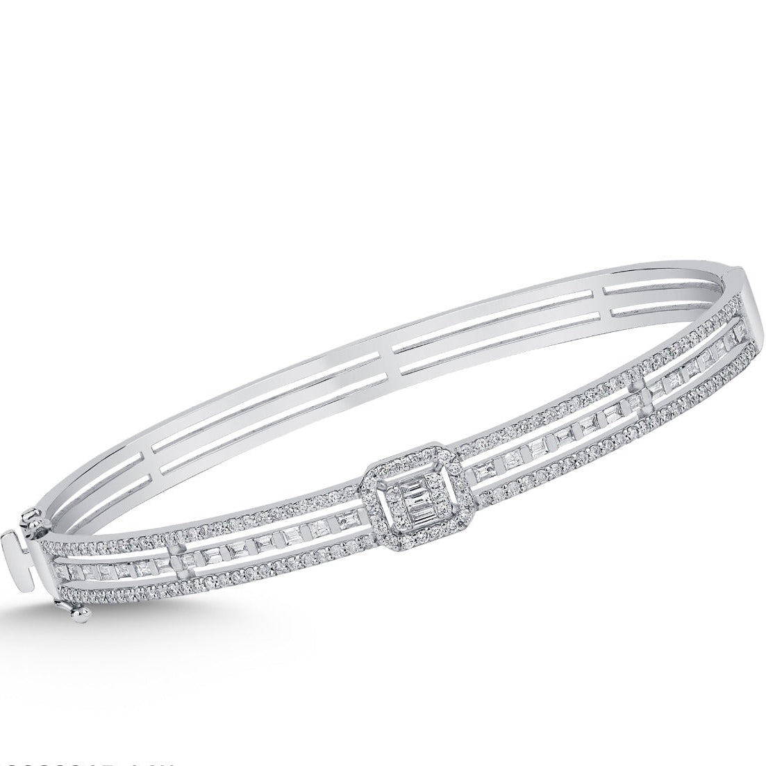 Elegantes Goldarmband mit Diamanten (585 / 750 Gold) - BBL0000215
