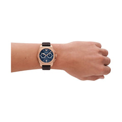 Emporio Armani Roségold / Blau Herrenuhr - AR11563