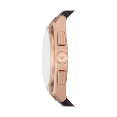 Emporio Armani Roségold / Blau Herrenuhr - AR11563