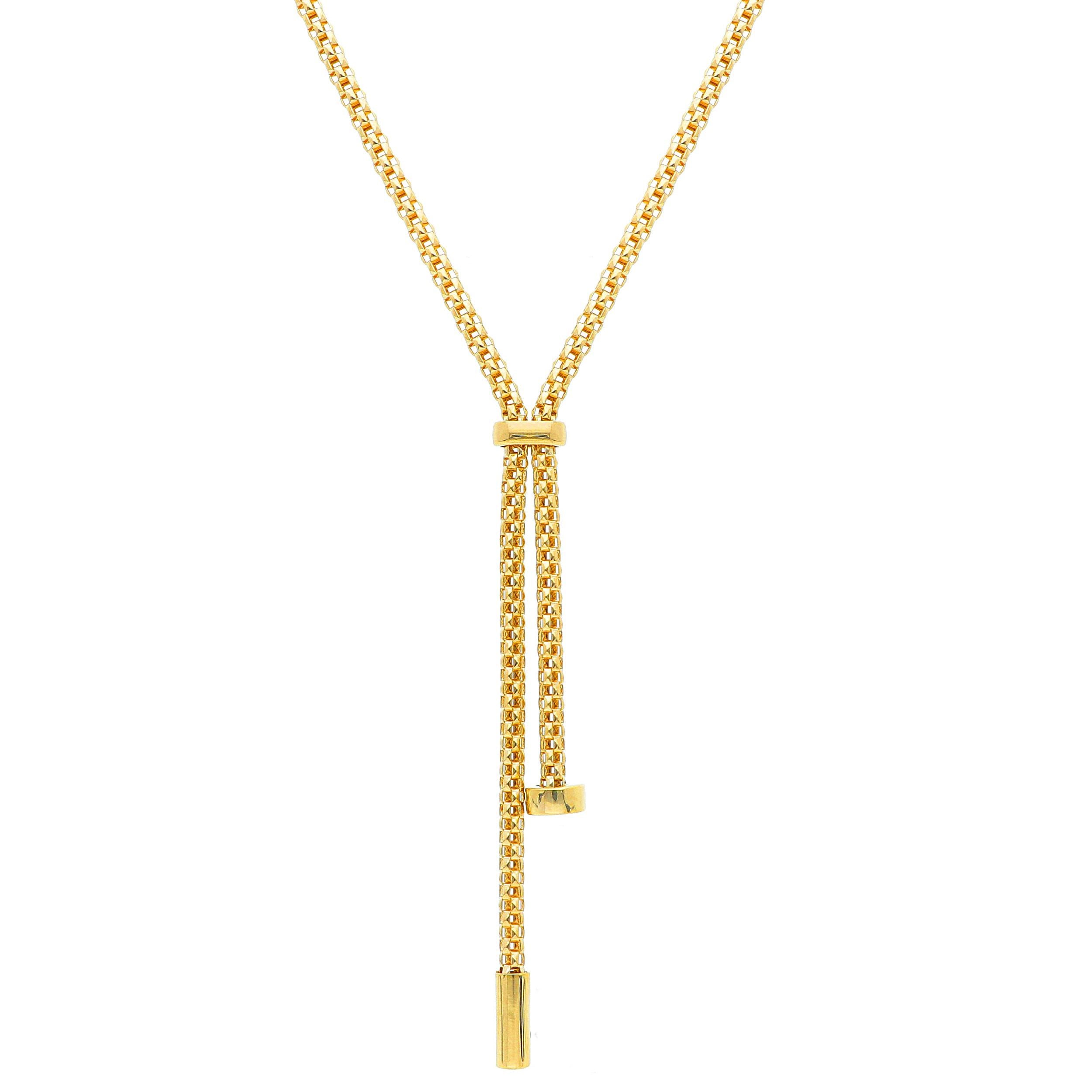 Exklusiver 18 Karat 750er Goldschmuck für Damen – Elegante Halskette aus Gelbgold - 271406