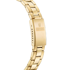 Festina Swiss Made Goldfarbem Edelstahl Armband Damenuhr - F20050/1