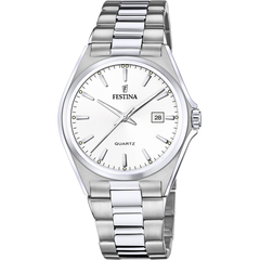 Festina Klassik Herrenuhr mit Edelstahl Armband - F20552/2