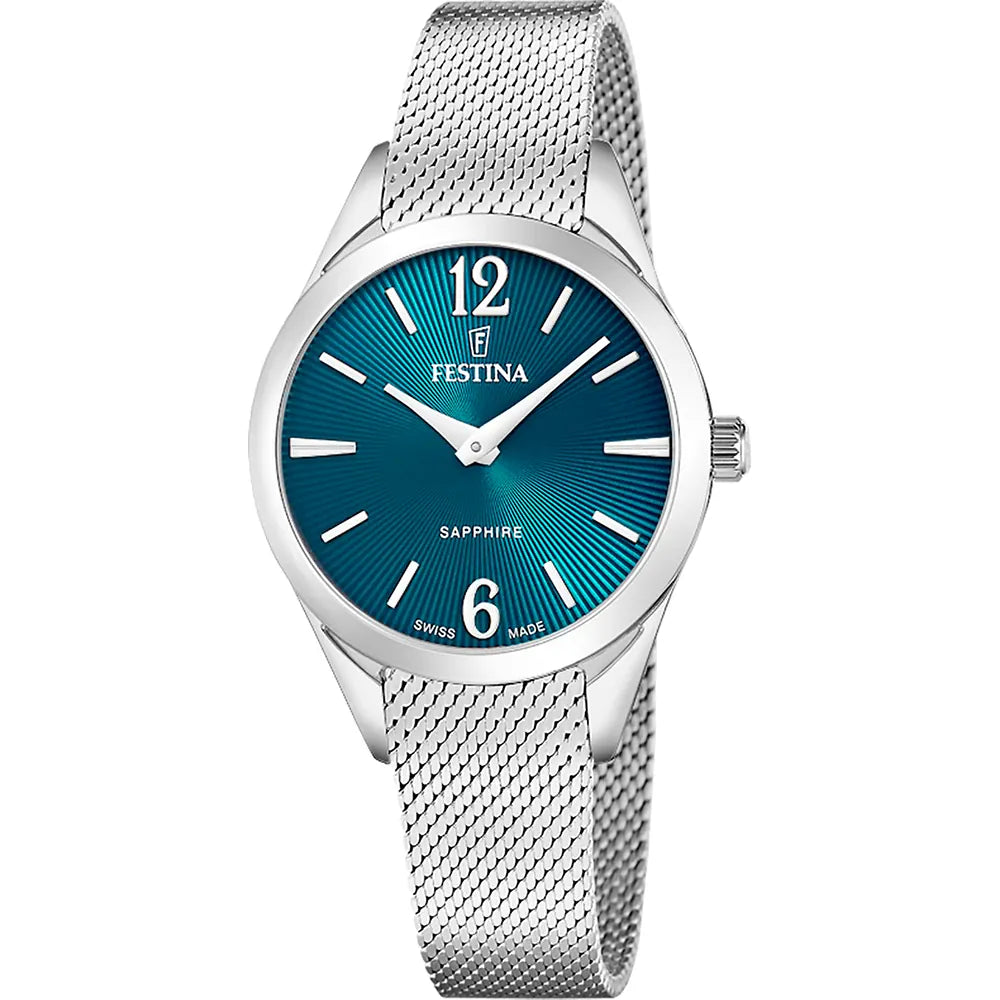 Festina Swiss Grace Grün 32mm Damenuhr - F20076/4