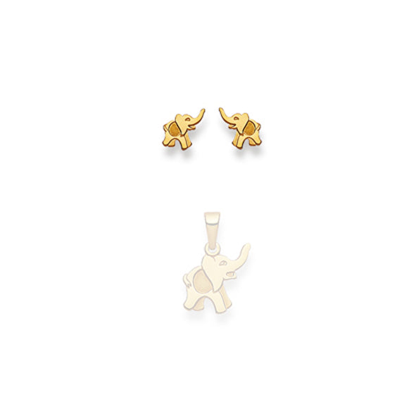 Gold-Classics Ohrstecker Gold 750 Gelbgold – Elefant Motiv - 1163.03667/0001