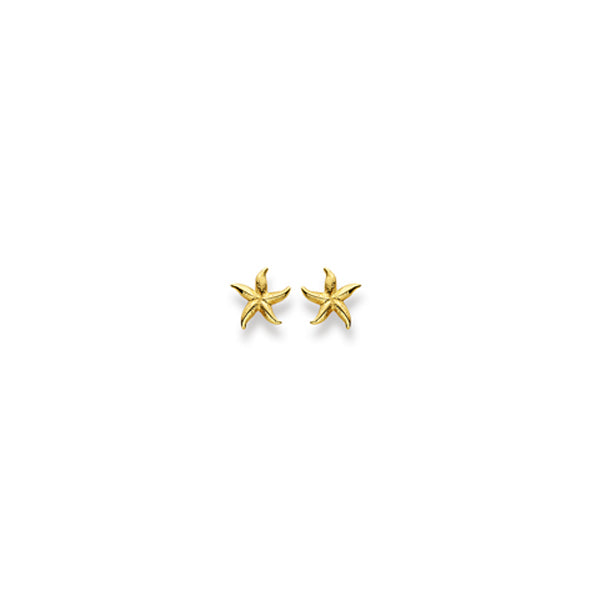 Gold-Classics Ohrstecker in 750/18 Karat Gelbgold - Seestern Motiv - 1163-03890-0001