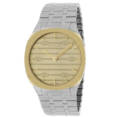 Gucci 25H Zweifarbig 38 mm Unisex-Uhr - YA163405