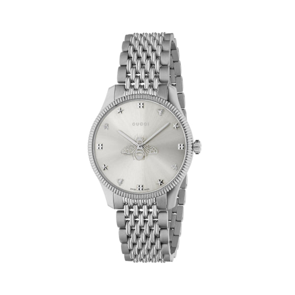 Gucci G-Timeless Slim M Bee Second Unisex-Uhr - YA1264153