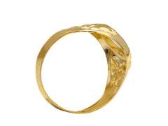 Herrenring 18 Karat Gold – 750 Goldring für Männer - 121041
