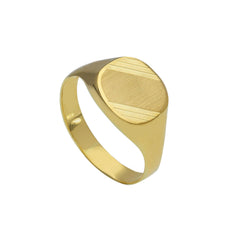 Bague homme en or 18 carats – Bague en or 750 pour homme - 124689