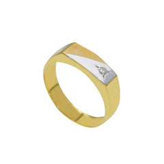 Herrenring 18 Karat Gold – 750 Goldring für Männer - 128158