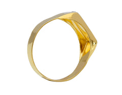 Bague homme en or 18 carats – Bague en or 750 pour homme - 173855