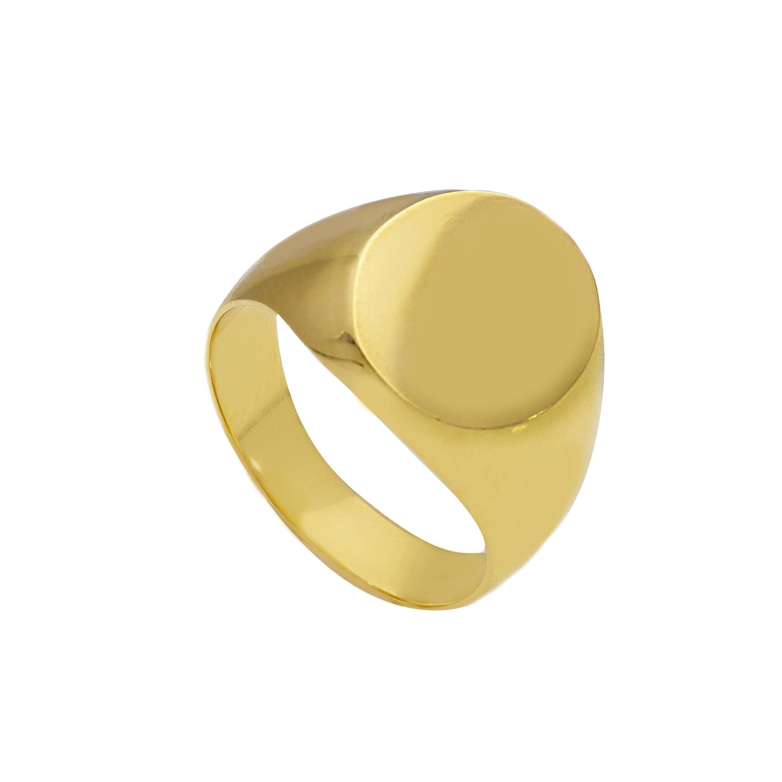 Herrenring in Gelbgold - 750/18 Karat Gold Ring für Männer - 176725