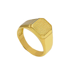 Herrenring 18 Karat Gold - 750 Goldring für Männer - 188002