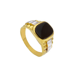 Bague homme en or 18 carats – Bague en or 750 pour homme - 219279