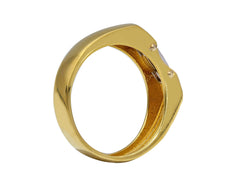 Herrenring 18 Karat Gold - 750 Goldring für Männer - 208221