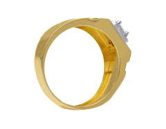 Bague homme en or 18 carats – Bague en or 750 pour homme - 209294