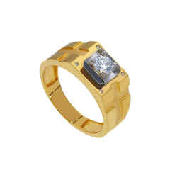 Bague homme en or 18 carats – Bague en or 750 pour homme - 209294
