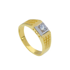 Herrenring 18 Karat Gold – 750 Goldring für Männer - 210389