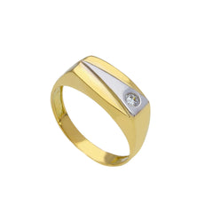 Bague homme en or 18 carats – Bague en or 750 pour homme - 237061